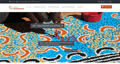 Desktop Screenshot of galerie-gondwana.com