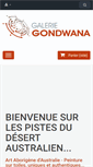 Mobile Screenshot of galerie-gondwana.com